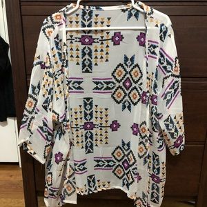 Short Sleeve Shawl / Kimono
